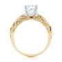 14k Yellow Gold And Platinum 14k Yellow Gold And Platinum Two-tone Diamond Engagement Ring - Front View -  103106 - Thumbnail