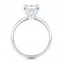 18k White Gold And 14K Gold 18k White Gold And 14K Gold Two-tone Double Claw Prong Solitaire - Front View -  107433 - Thumbnail