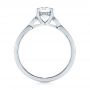 18k White Gold 18k White Gold Two-tone Engagement Ring - Front View -  104328 - Thumbnail