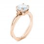 14k Rose Gold And 18K Gold 14k Rose Gold And 18K Gold Two-tone Solitaire Engagement Ring - Three-Quarter View -  104019 - Thumbnail