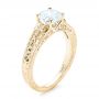 14k Yellow Gold 14k Yellow Gold Vine Filigree Diamond Engagement Ring - Three-Quarter View -  102564 - Thumbnail