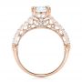 14k Rose Gold 14k Rose Gold Vintage Diamond Engagement Ring - Front View -  102550 - Thumbnail