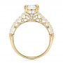 18k Yellow Gold 18k Yellow Gold Vintage Diamond Engagement Ring - Front View -  102550 - Thumbnail