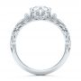  Platinum Platinum Vintage Inspired Diamond Engagement Ring - Front View -  107266 - Thumbnail