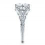  Platinum Platinum Vintage Inspired Diamond Engagement Ring - Side View -  107266 - Thumbnail