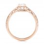 14k Rose Gold 14k Rose Gold Vintage Style Diamond Engagement Ring - Front View -  103510 - Thumbnail