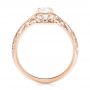 14k Rose Gold 14k Rose Gold Vintage Style Diamond Engagement Ring - Front View -  103510 - Thumbnail