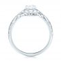  Platinum Vintage Style Diamond Engagement Ring - Front View -  103510 - Thumbnail