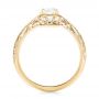 14k Yellow Gold 14k Yellow Gold Vintage Style Diamond Engagement Ring - Front View -  103510 - Thumbnail