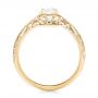 14k Yellow Gold 14k Yellow Gold Vintage Style Diamond Engagement Ring - Front View -  103510 - Thumbnail