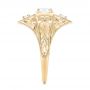 14k Yellow Gold 14k Yellow Gold Vintage Style Diamond Engagement Ring - Side View -  103510 - Thumbnail
