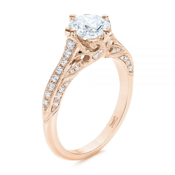 Vintage-inspired Diamond Engagement Ring - Image