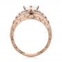 14k Rose Gold 14k Rose Gold Vintage-inspired Diamond Engagement Ring - Front View -  103511 - Thumbnail