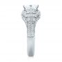  Platinum Platinum Vintage-inspired Diamond Engagement Ring - Side View -  103511 - Thumbnail