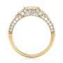 14k Yellow Gold 14k Yellow Gold Vintage-inspired Diamond Engagement Ring - Front View -  103046 - Thumbnail