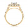 14k Yellow Gold 14k Yellow Gold Vintage-inspired Diamond Engagement Ring - Front View -  103047 - Thumbnail