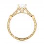 18k Yellow Gold 18k Yellow Gold Vintage-inspired Diamond Engagement Ring - Front View -  103433 - Thumbnail