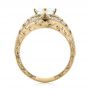 14k Yellow Gold 14k Yellow Gold Vintage-inspired Diamond Engagement Ring - Front View -  103511 - Thumbnail