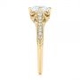 14k Yellow Gold 14k Yellow Gold Vintage-inspired Diamond Engagement Ring - Side View -  105793 - Thumbnail