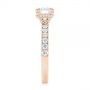 14k Rose Gold 14k Rose Gold Classic Diamond Engagement Ring - Side View -  104879 - Thumbnail