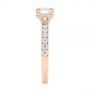 14k Rose Gold 14k Rose Gold Classic Diamond Engagement Ring - Side View -  104879 - Thumbnail