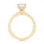 18k Yellow Gold 18k Yellow Gold Classic Diamond Engagement Ring - Front View -  104879 - Thumbnail