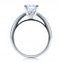  Platinum Platinum Women's Channel Set Engagement Ring - Front View -  1473 - Thumbnail