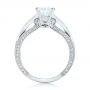  Platinum Platinum Women's Diamond Engagement Ring - Front View -  103077 - Thumbnail