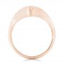 14k Rose Gold 14k Rose Gold Wrapped Diamond Engagement Ring - Front View -  102330 - Thumbnail