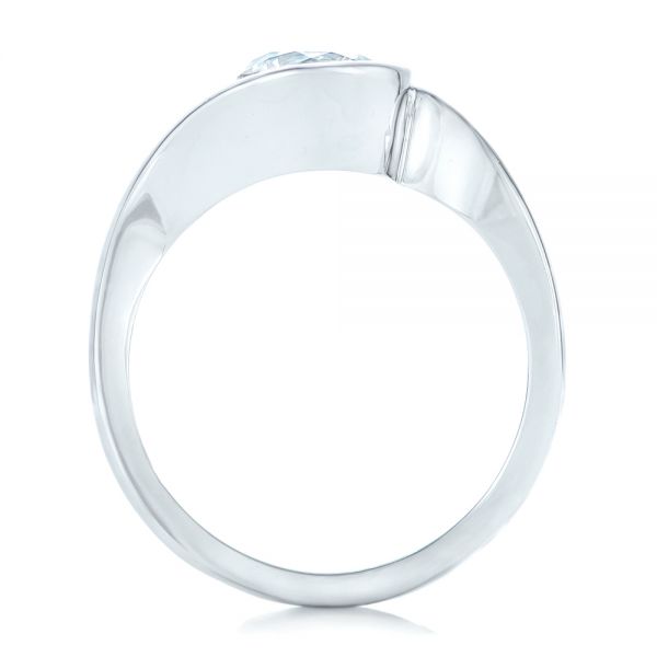  Platinum Platinum Wrapped Diamond Engagement Ring - Front View -  102231