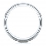 Men's White Tungsten Satin Finish Band - Front View -  101203 - Thumbnail