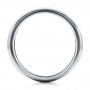 4mm White Tungsten Carbide Bright Polish Domed Comfort Fit Band - Front View -  101195 - Thumbnail