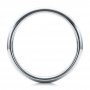 Men's Polished Domed White Tungsten Band - Front View -  101194 - Thumbnail