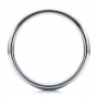 Men's Polished Domed White Tungsten Band - Front View -  101194 - Thumbnail