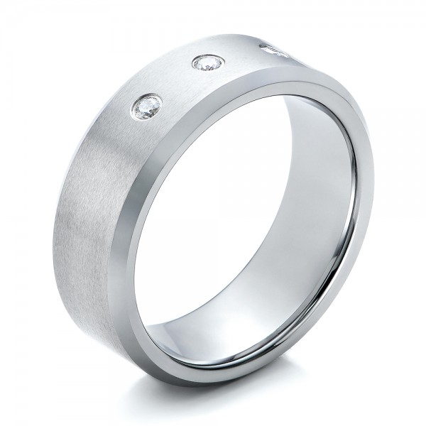 Men's Satin Finish Tungsten Band - Image