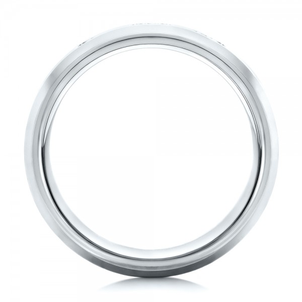 Men's Satin Finish Tungsten Band - Front View -  101188