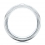 Men's White Tungsten Brushed Finish Band - Front View -  101187 - Thumbnail