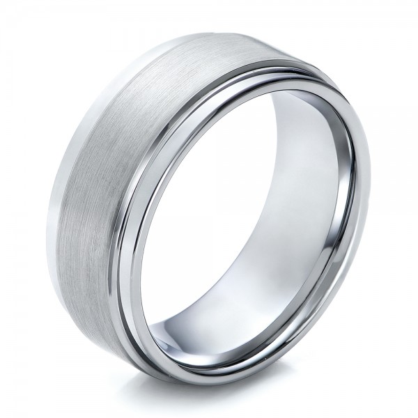 Men's Brushed Finish Tungsten Band - Image