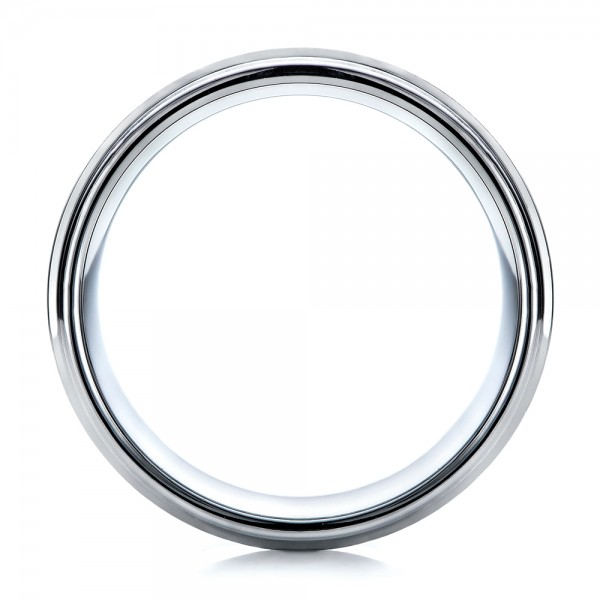 Men's Brushed Finish Tungsten Band - Front View -  101192