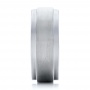 Men's Brushed Finish Tungsten Band - Side View -  101192 - Thumbnail