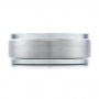 Men's Brushed Finish Tungsten Band - Top View -  101192 - Thumbnail