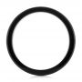 Black Tungsten Men's Wedding Ring - Front View -  103926 - Thumbnail