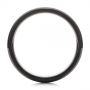 Black Zirconium Men's Wedding Ring - Front View -  105890 - Thumbnail