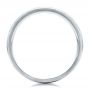 18k White Gold Brushed Finish Men's Wedding Band - Kirk Kara - Front View -  100670 - Thumbnail