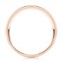 14k Rose Gold 14k Rose Gold Brushed Men's Wedding Band - Front View -  103021 - Thumbnail