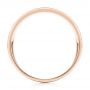 14k Rose Gold 14k Rose Gold Brushed Men's Wedding Band - Front View -  103026 - Thumbnail