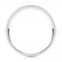 18k White Gold 18k White Gold Brushed Men's Wedding Band - Front View -  103021 - Thumbnail