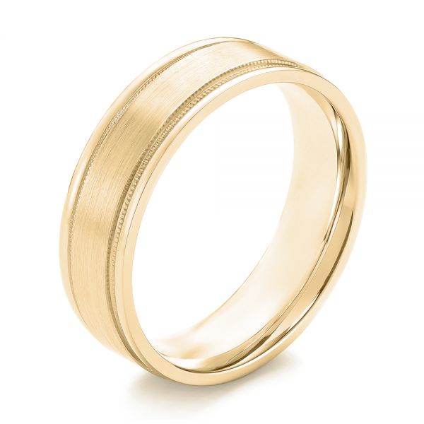 Brushed Men's Wedding Band - Image