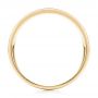 14k Yellow Gold 14k Yellow Gold Brushed Men's Wedding Band - Front View -  103026 - Thumbnail