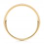 18k Yellow Gold 18k Yellow Gold Brushed Men's Wedding Band - Front View -  103026 - Thumbnail